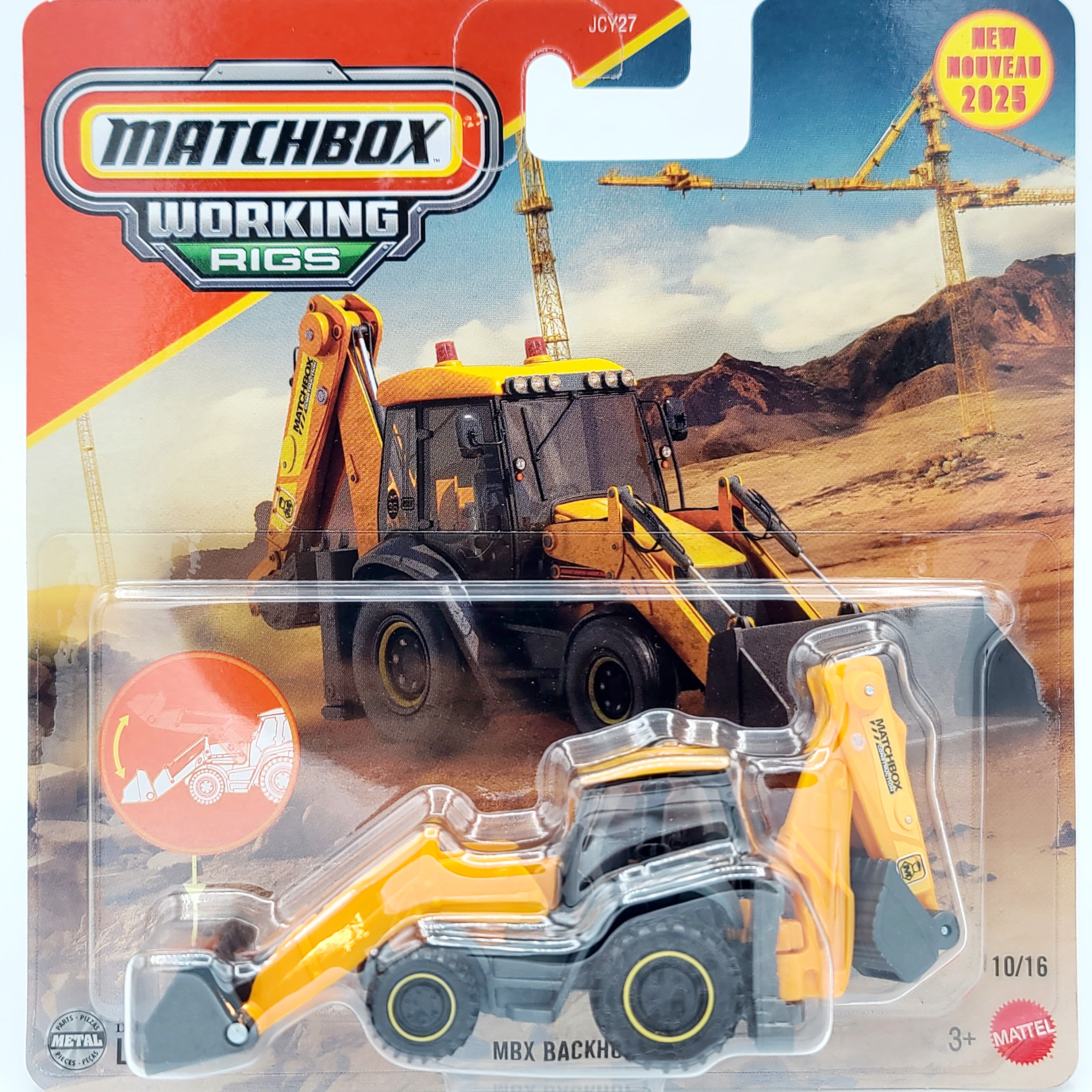 Matchbox - Working Rigs 2025 Mix 4 (Set of 4 Vehicles)
